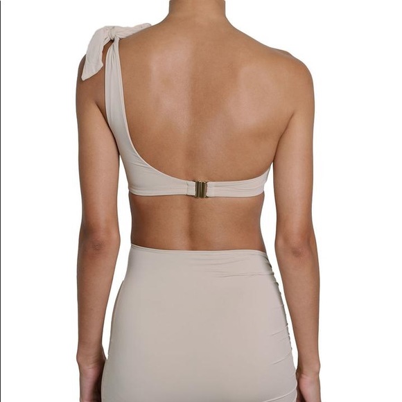 Riot swim iris top one shoulder coconut - Picture 2 of 6